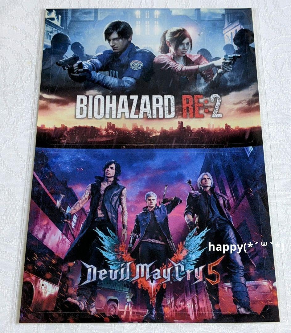 希少　店頭用　バイオハザード　デビル メイ クライ　販促ポスター デビル・メイ・クライ Amazon.co.jp: デビル メイ クライ 3・1・4・2